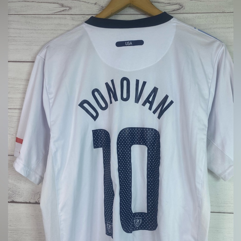 Vintage Nike 2014 FIFA World Cup Cup Brazil USA #10 Donavan Men’s Jersey - Picture 10 of 13